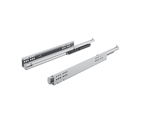 Hettich Quadro V6 隱藏式⽊抽緩衝滑軌
