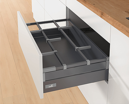 Hettich OrgaStore 410 瓶罐架-絲絨黑